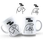 Caneca meme boneco palito diploma - Artgeek - Canecas - Magazine Luiza