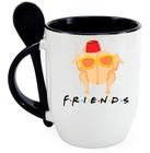 Caneca Com Colher Da Série Friends - Peru