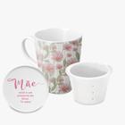 Caneca com infusor silicone mae presente de deus 0005670023