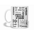 Caneca Com Nome Yuri de Plástico Rígido