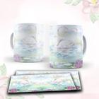 Caneca com tema floral