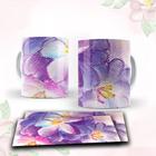 Caneca com tema floral