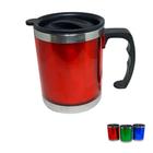 Caneca Copo Térmico Em Inox Com Alça E Tampa Removível 450ml - Wellmix Weeze