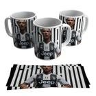Caneca Cristiano Ronaldo Juventus Uniforme Time 325ml - Live