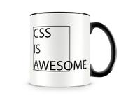 Caneca CSS Is Awesome Preta - Artgeek