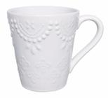 Caneca Dalas Branco Oxford Cerâmica 280ml