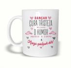 Caneca Dançarinos - Dançar Cura Tristeza - 325Ml Cerâmica