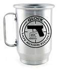 Caneca De Aluminio Civil Federal Glock Arma Policial Militar