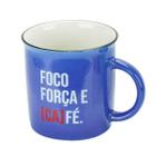 Caneca De Cerâmica 330Ml Frases Café Bom Dia - Wincy