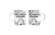 Caneca de Cerâmica - Combo do dia café flork meme