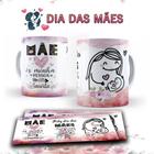 Caneca de cerâmica Dia das Mães