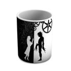 Caneca de Ceramica Edward Mãos de Tesoura -Tim Burton 325 Ml