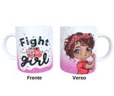 Caneca de Cerâmica - Fight Like a Girl Bonequinha mod3