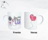 Caneca Namorados Amor Love Flork Casal Meme Cerâmica 325ml - Pandika -  Canecas - Magazine Luiza