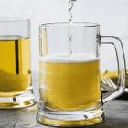 Caneca De Chopp Cerveja De Vidro 490ML - Copo Bar Restaurante Grande E Transparente Para shopp Gelada - Canecas Para Bebidas