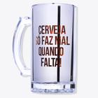 Caneca de Chopp Eletrostática Faz Falta - ZonaCriativa - Zona Criativa