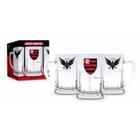 Caneca De Chopp Vidro Flamengo Cerveja 565ml Times Futebol - coisaria