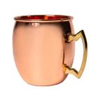 Caneca De Cobre Puro Moscow Mule 500Ml 100% Cobre Com Alça - LaVince