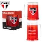 Caneca De Gel São Paulo Futebol Clube Ideal Para Bebidas Geladas Presente Para Pai - Zonne