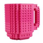 Caneca de Lego com Surpresa para Montar de Plástico 450ml