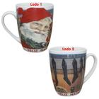 Caneca De Natal Papai Noel Feliz Natal Cerâmica 350ml - Gici Christmas