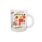 Caneca de Natal Vidro 330ml Estampada Natal Mágico Presente