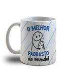 Caneca de Padrasto de Porcelana Flork Meme Dia dos Pais