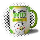 Caneca de Páscoa Flork Te Amo Tanto Que Te Levaria ao Caribe - Persomax