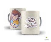 Caneca de polímero Dia das Mães - Mãe de Pet - Modelo S