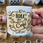 Caneca de Porcelana 120ml (PEQUENA) HORA DO CAFÉ - BMB Canecas