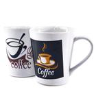 Caneca de Porcelana 250ML Estampa Kit 2 Peças - NP