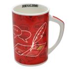 Caneca de Porcelana 300ml - Design Profissões - Presentes