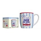 Caneca De Porcelana 360 mL Com Frase Vovó Amor De Mãe Em Dobro