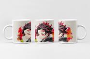 Caneca de Porcelana Anime Demon Slayer Personalizada 325ml - Like Geek