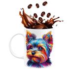 Caneca de Porcelana Cachorro Yorkshire Terrier 325ml Cut Lifestyle