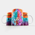 Caneca de Porcelana Dragon Ball Goku Vs Goku Black