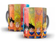 Caneca Dragon Ball Super Goku/vegeta Desenho Fases Evolução