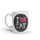 Caneca de Porcelana Eu Amo Gato - Canequeiro Store