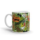 Caneca de Porcelana Halloween Modelo 01