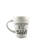 Caneca de porcelana home gallery woods - capacidade de 320 ml - caixa com 4 unidades