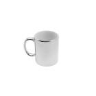 Caneca de Porcelana Luminus Prateada 325ml C/Caixa de Presente Lyor