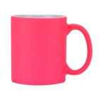 Caneca de Porcelana Luminus Rosa 350ml Lyor