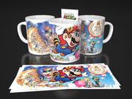 Caneca de porcelana - Mario - Desenho - LIVE