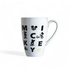 Caneca de Porcelana Mickey Letras 350ML Disney