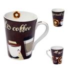 caneca de porcelana muddy all you need is coffee 320ml wx - WELLMIX