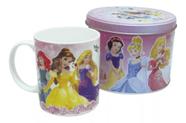 Caneca De Porcelana Na Lata Princesas 350ml - Disney