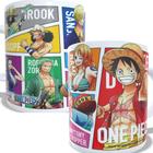 Almofada One Piece Luffy Zoro Nami Chopper Aveludada Quadrada