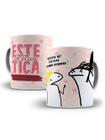 Caneca de porcelana Personalizada Flork Profissão ESTETICA 325ml