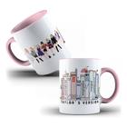 Caneca De Porcelana Personalizada Taylor Swift Cds Taylor 325ml Xícara Personalizada Porcelana