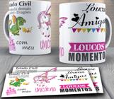 Caneca de porcelana Camisa 10 Bando de Loucos